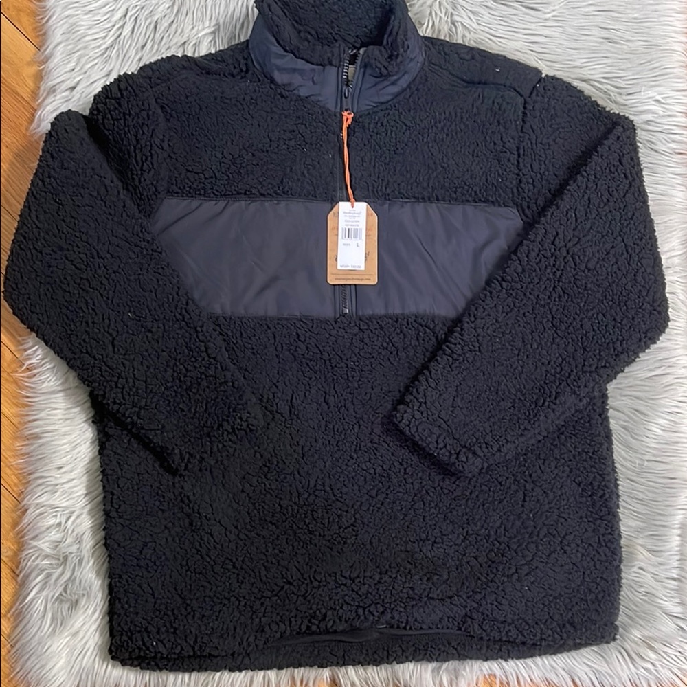 Weatherproof Black Sherpa Fleece Jacket